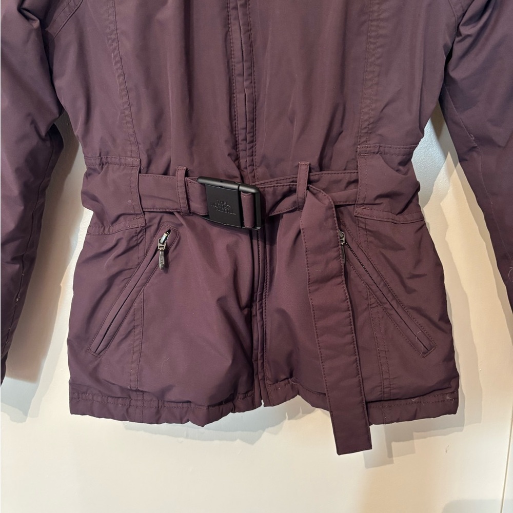 The North Face Dark Purple Belted Jacket - Picture 4 of 6